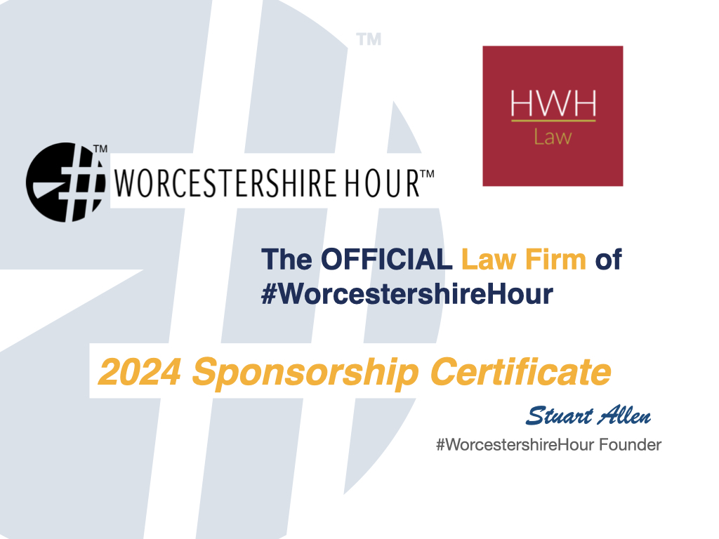 .@hwh_law are proud to be the oldest law firm in Worcester and Official Law Firm of #WorcestershireHour #Ad