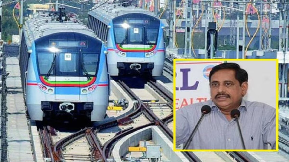 *⃣ #Telangana ; ఎయిర్ పోర్టు కు మెట్రో విస్తరణ లో భాగంగా నాగోల్ నుంచి చాంద్రాయణగుట్ట వరకు 14 కిలోమీటర్ల మెట్రో నిర్మాణానికి రూట్ ఖరారు చేసినట్టు తెలిపిన మెట్రో ఎం డి ఎన్ వి ఎస్ రెడ్డి #metrotrain #HyderabadMetro @WeAreHyderabad