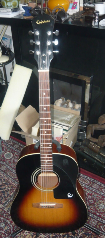 Epiphone AJ100-VS acoustic guitar_Damage repaired.

Ends Sun 19th May @ 6:10pm

ebay.co.uk/itm/Epiphone-A…

#ad #acousticguitars #guitars #guitarporn #guitarsdaily