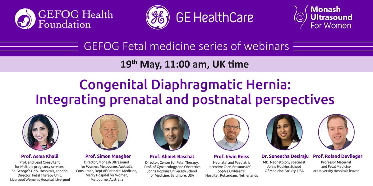 Starting another fetal medicine webinar. Fantastic faculty and important topic. More than 2200 registrations so far! eventbrite.co.uk/e/congenital-d…