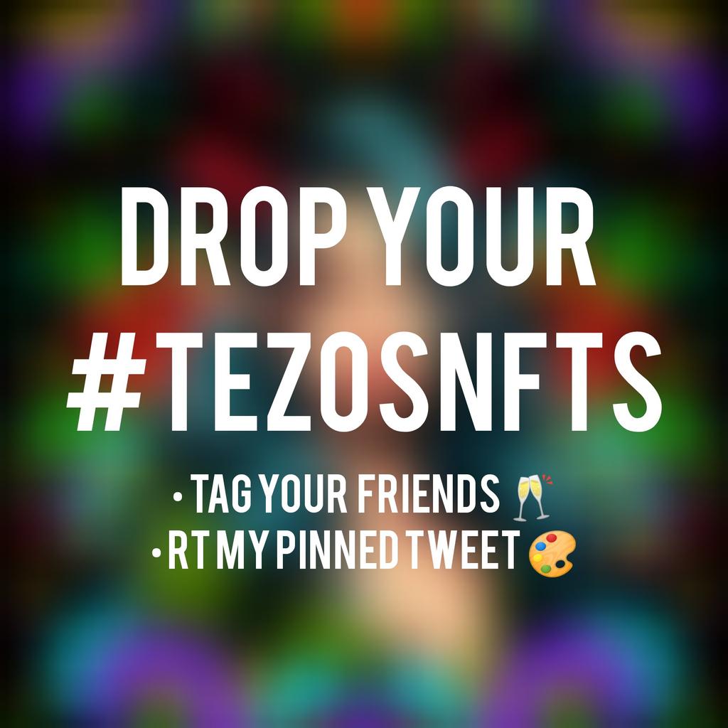 GM Fam ✌🏻

I'm Buying for weekend 🛍️ 

Just follow simply 👇🏻

🔸 Share your #TezosArts 
🔸 Retweet My Pinned Tweet 📌 
🔸 Follow me , will follow 🔙

Tag your friends if you like 🫂