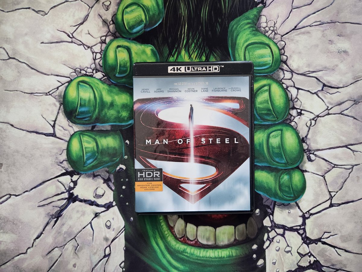 Man of Steel #4KUltraHD. $2 flea market find. Upgrade!!!!! #PhysicalMedia #fleamarketfind