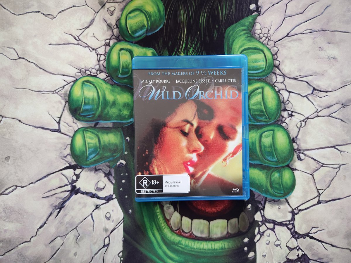 Wild Orchid on #Bluray. $2 flea market find. #PhysicalMedia #MickeyRourke #fleamarketfind