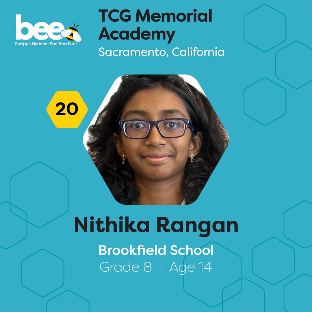 Sunday shout out to Dev, Cadi, Vihaan and Nithika! We'll see you at the Bee! 🐝 #spellingbee Special thanks to our Regional Partners for supporting these special spellers: South Cook ISC – Southeast Education Service Center – Sussex County Public Libraries – TCG Memorial Academy