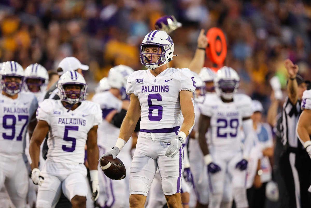 #AGTG Blessed to receive an offer from Furman University!! @dfhsfootball @CoachCainFB @CoachBooz @coach_bras