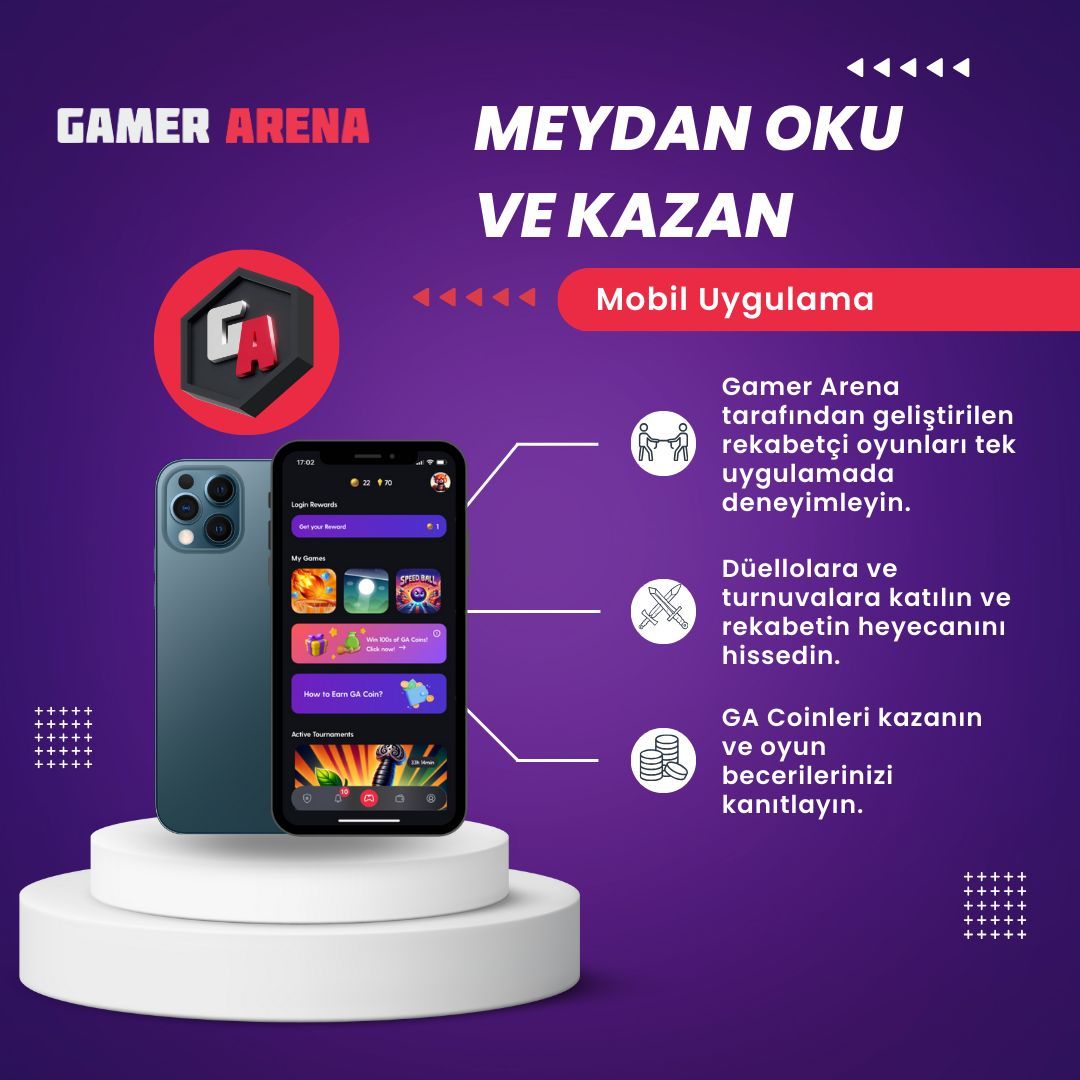 Gamer Arena App'te Meydan Oku ve Kazan 💵🤑

#GamerArena #MeydanOkuKazan #GAAPP #GASurvey #ChallengeAndEarn