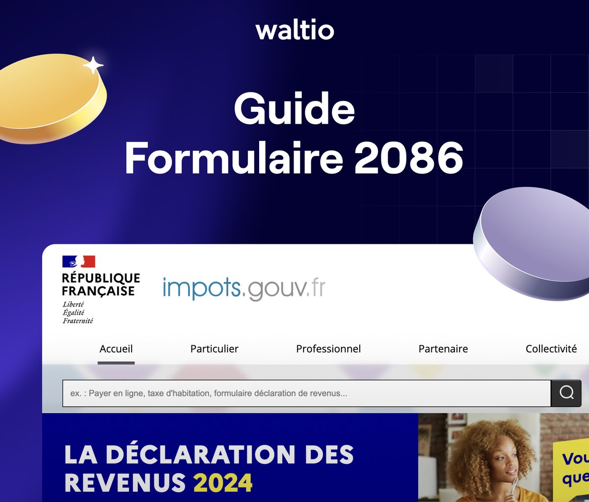 IMPORTANT 📝 Formulaire 2086

Comment reporter vos cessions imposables lors de votre déclaration de revenu crypto ?

Le tutoriel complet du formulaire 👇🧵
( à enregistrer )