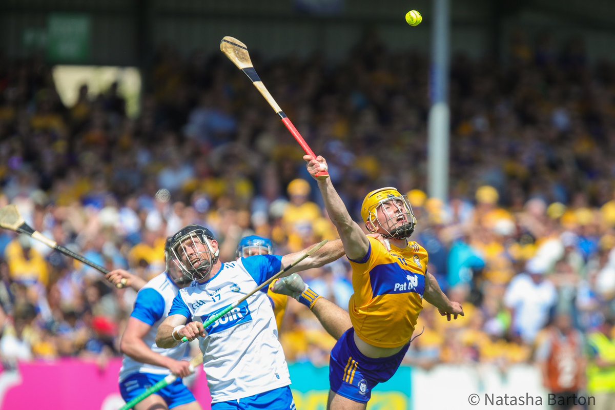 Celebrations in Ennis as Clare defeat Waterford by a point in Round 4 of the Munster GAA Senior Hurling Champion ship Clare 4:21 Waterford 2:26 @GAAClare @WaterfordGAA @munstergaa Photos @nbartonphoto