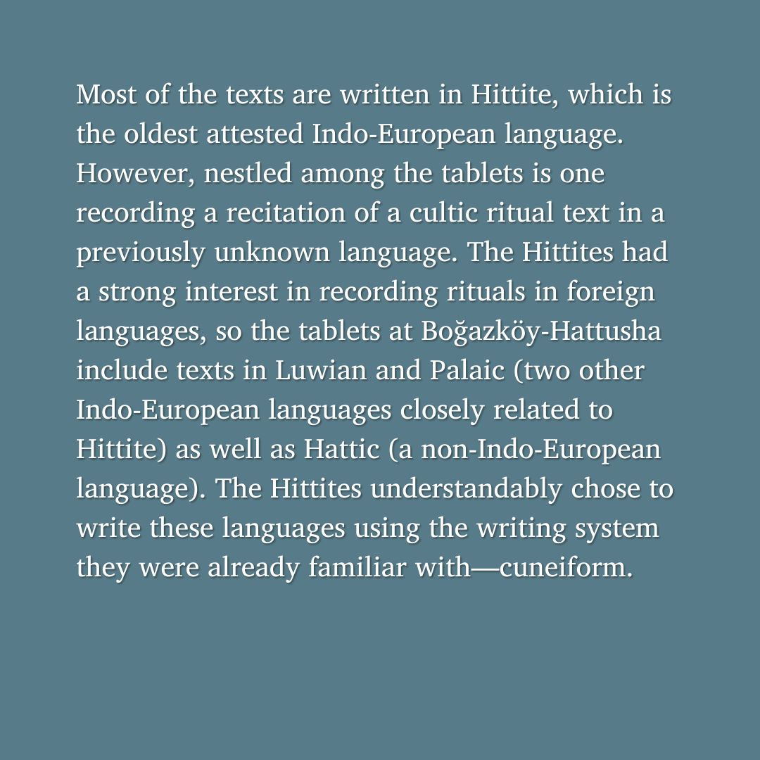 Archaeologists discover new Indo-European language

#Hittites #history #archaeology #language #linguistics #languages #IndoEuropean