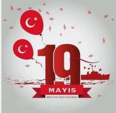 🇹🇷19 Mayıs Türk’ün temel taşıdır, Onun ardından gelen Kurtuluş Savaşı’dır. 🇹🇷 İşte Türk gençliğine Sağlam temeldir diye Türk’ün bu şanlı günü Bırakıldı hediye.. 🇹🇷 Dünya 19 Mayıs Bir kurtuluş düğünü Bugün 19 Mayıs Gençlik ve Spor günü 🇹🇷 R.gökalp arkın #19Mayıs