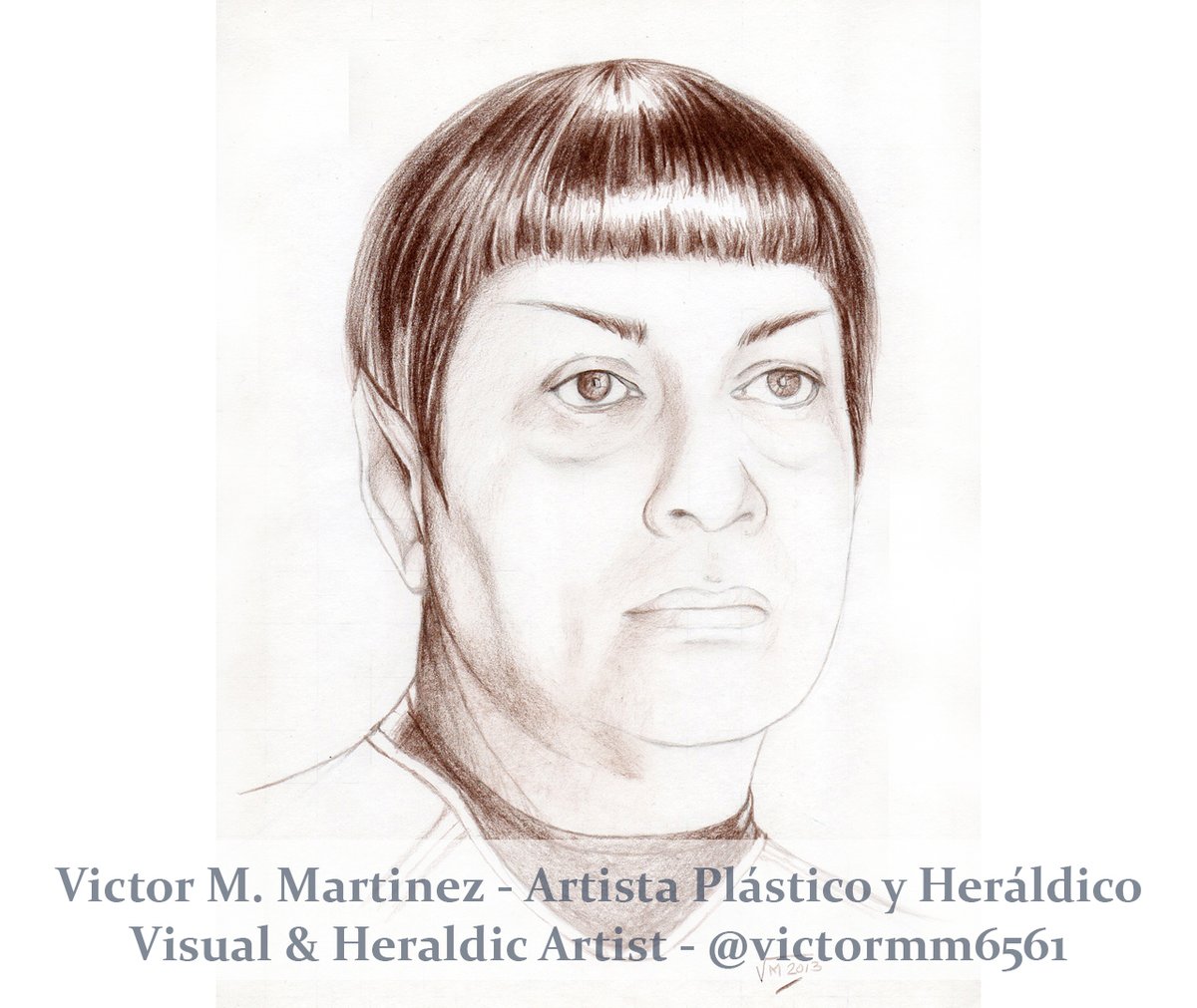 Retrato de #hombre Vulcano, #portrait of a Vulcan Man, por by El Artista Plástico y Heráldico, Victor M. Martinez, #drawing #dibujo 28x22 cms, siga y apoye mi Obra 👈

#StarTrek #Spock #Art 🎨 #artist #SciArt #SciFi #Sketch #ArtForSale 💰 #Arte #Carabobo ❤️‍🩹 #Venezuela 🇻🇪