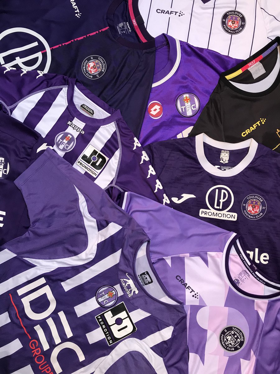 C’est déjà le dernier match de la saison… 😢💜 Quel maillot du @ToulouseFC allez-vous porter au Stadium ce soir ? 📸👕