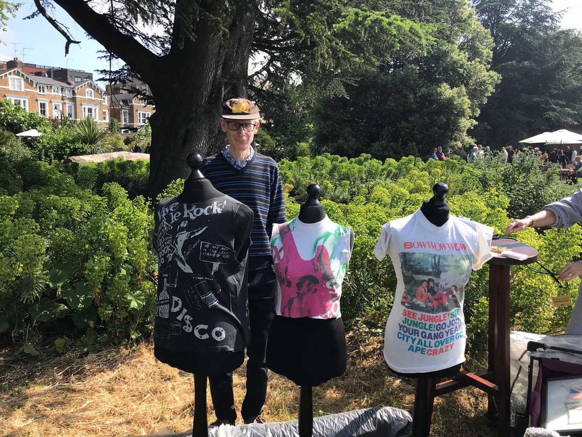 Enjoyable and interesting morning filming @BBC_ARoadshow in Ealing with my Vivienne Westwood (@FollowWestwood) t-shirts.