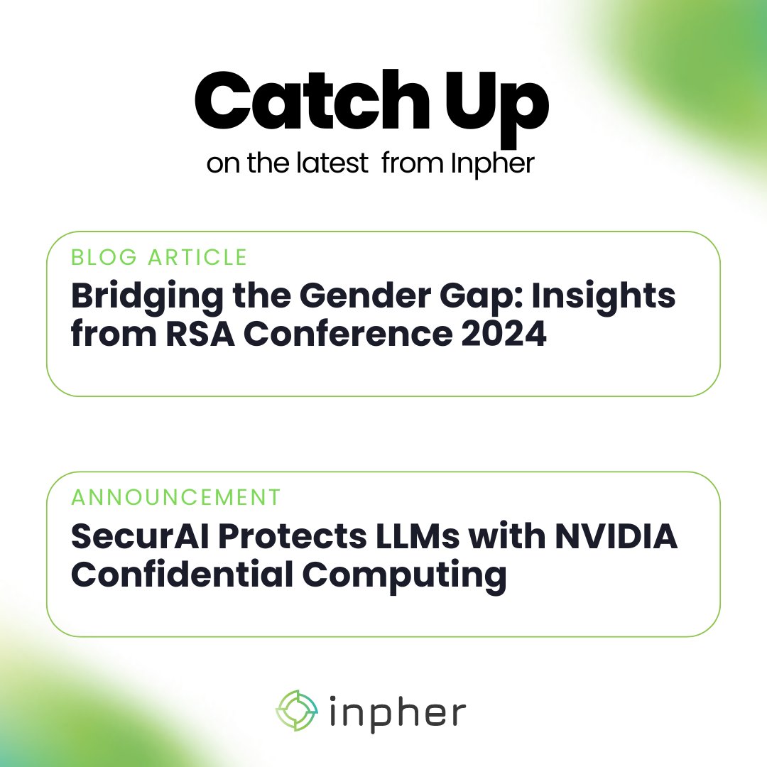 ICYMI, catch up on the latest from Inpher... hubs.ly/Q02x7Rrb0