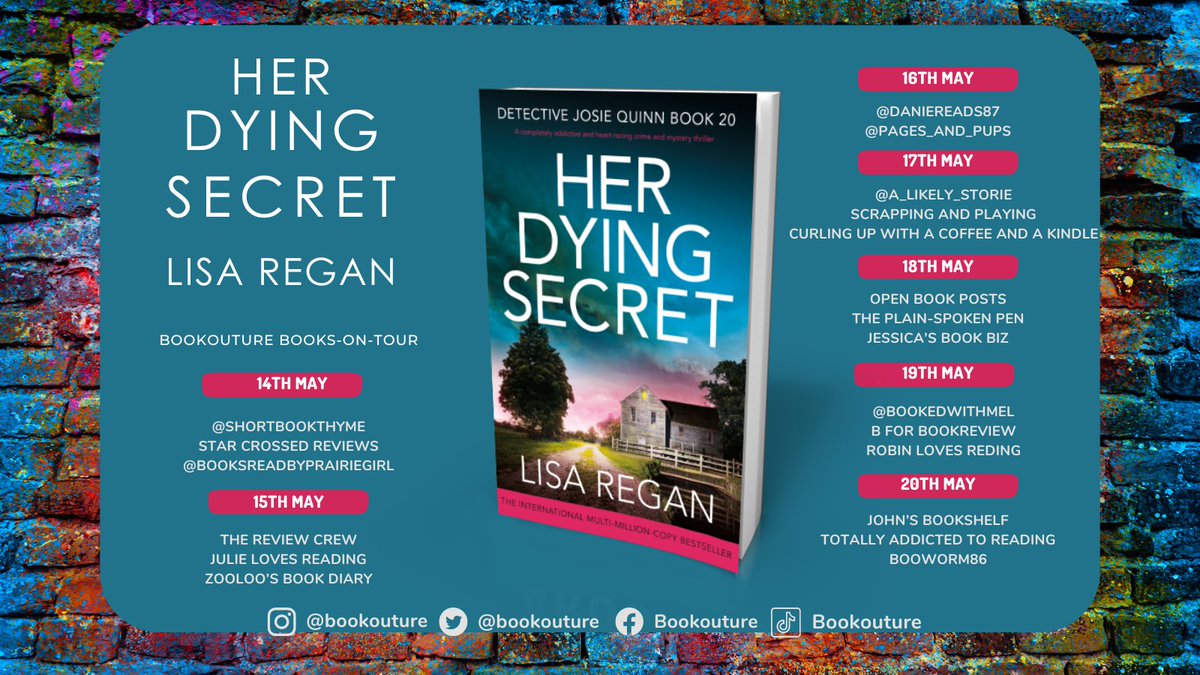 #blogtour #thriller Her Dying Secret by Lisa Regan @Lisalregan @bookouture Happy 20th novels in this excellent series danzasullacqua.wordpress.com/2024/05/19/her… #NETGALLEY