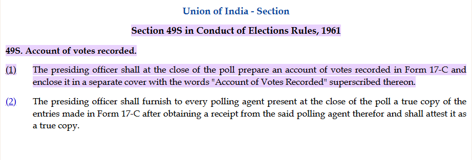 @poonamjourno @malviyapankaj @samarjeet_n @ashokkmrsingh @bateshwar62 @arpbks @BindraManjot @SatishBahri @dipakdashTOI @1vijendra @VTankha Parties, Candidates & Polling Agents must study Condust of Election (Amendment) Rules 2013
