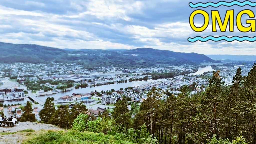 A day out at the Drammen Mountain view.
