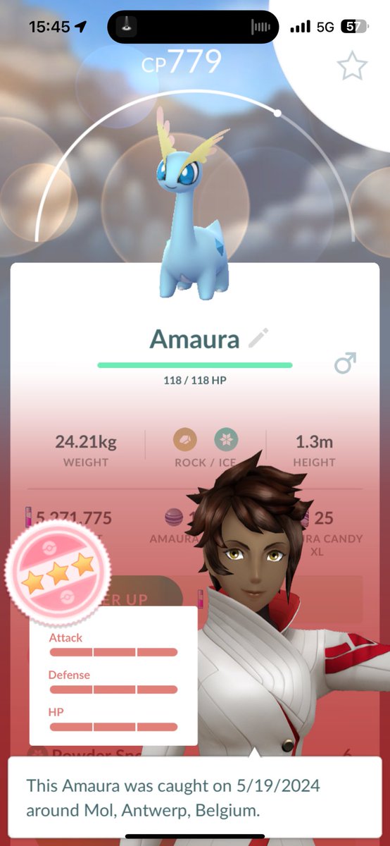 Demimentoss's tweet image. hatched a 💯 amaura !!!!