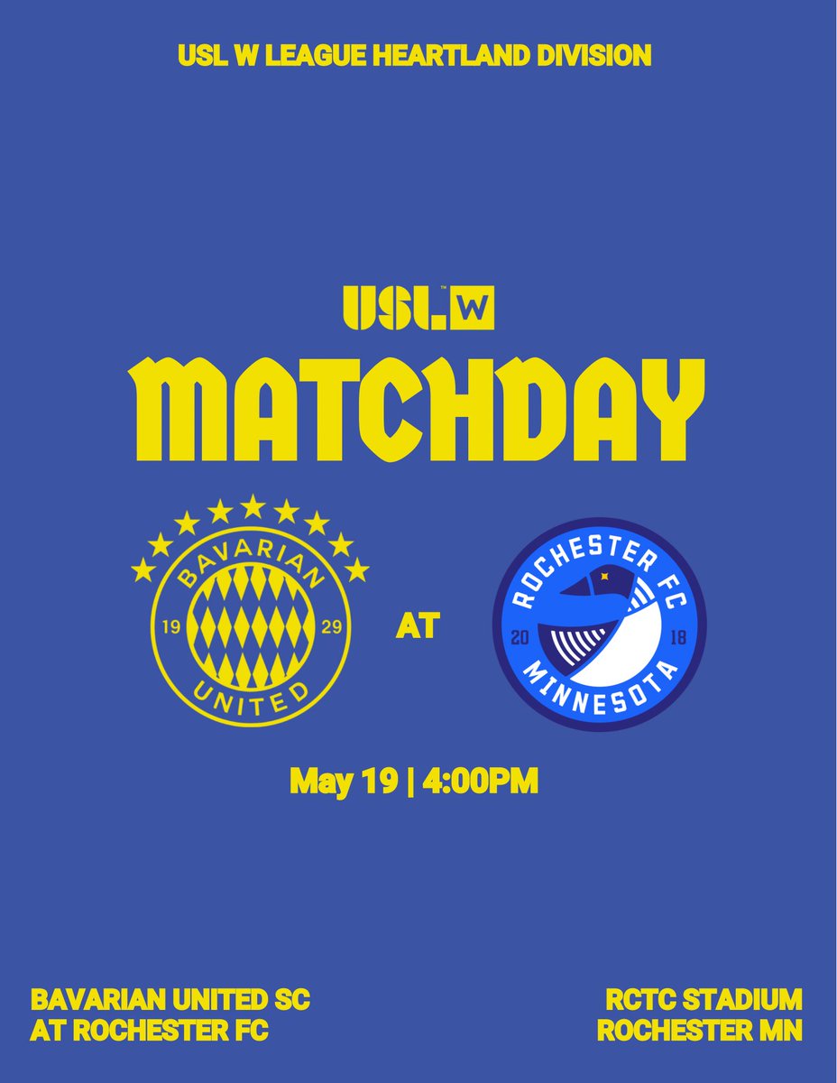 On The Road! 🛣🚌 We visit the land of 10,000 lake today as our USL W league team kicks their season off at Rochester FC at 4:00pm today!