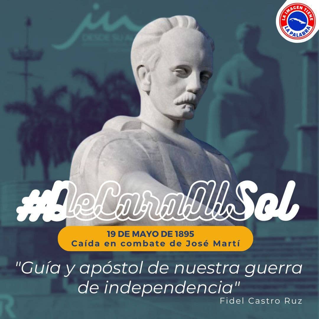 cubacooperaven's tweet photo. 🌟 Martí, admirador de Bolívar, bolivariano hasta la médula, compartió con éste hasta la muerte su sueño de liberación y unión de los países de nuestra América: #MartíVive #CubaPorLaVida https://t.co/HLmEsRcnx6