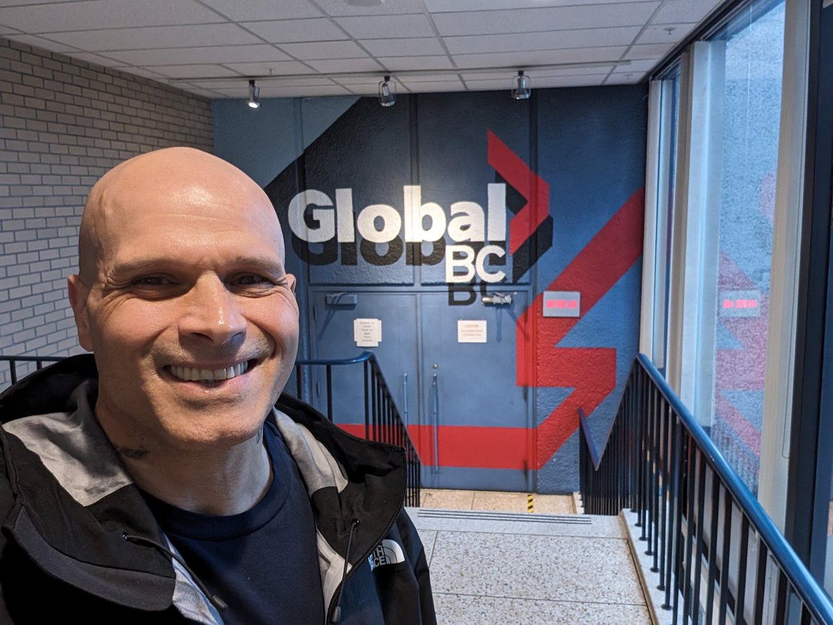 Look who's live in @GlobalBC studio; yup yours truly! I'll be going on at 8:50 to discuss having open and honest conversations about the toxic drug crisis, which is the #1 cause of death in BC from the ages of 10 to 59. #toxicdrugcrisis #allthetools #education #harmreduction