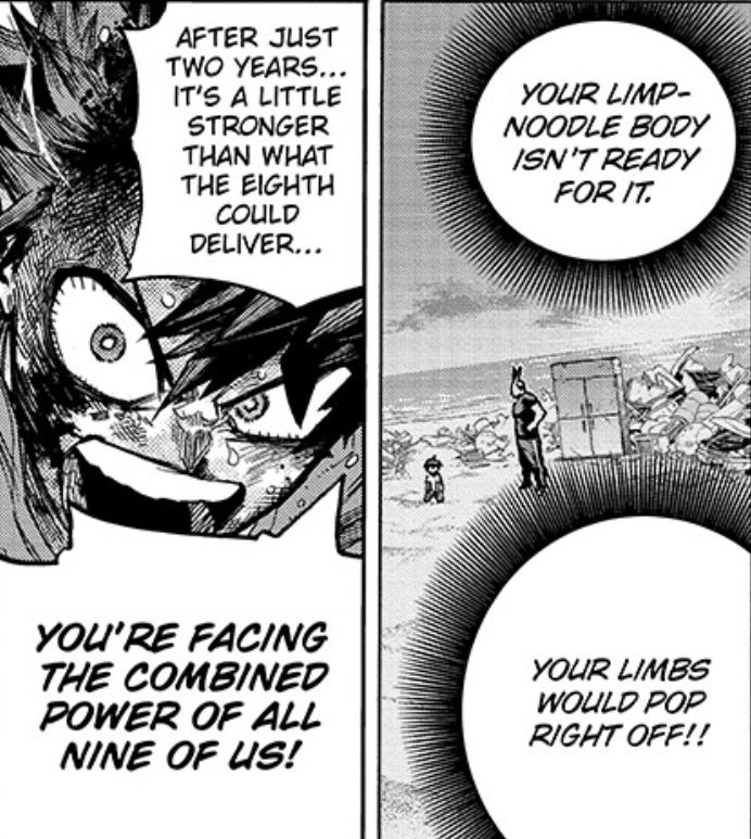Perhaps an odd thing to focus on in the chapter lol but why is Deku talking as if he's had OFA for 2 years when it's just been 1? Fan translation said the same thing so I assume it's a mistake from Hori