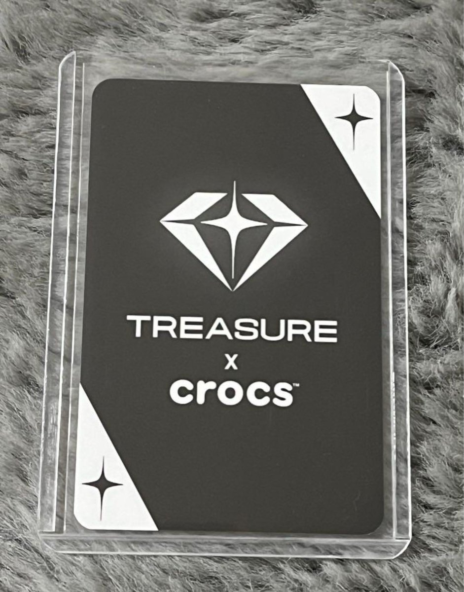 สุ่มแจก!!!!TREASURE×CROCS Trading Card Jihoon 

‼️(ตำหนิ งอ!!)‼️
** ขอคนรับได้ไม่ซีเรียสน๊า**

 ฟลว.+รีทวิต สุ่ม 21/05 ส่งฟรี!!!!
สนใจมาเล่นกิจกรรมต้นรับหน้าฝนกัน🌧️☔
#ตลาดนัดเด็กสมบัติ #ตลาดนัดtreasure #TREASURE