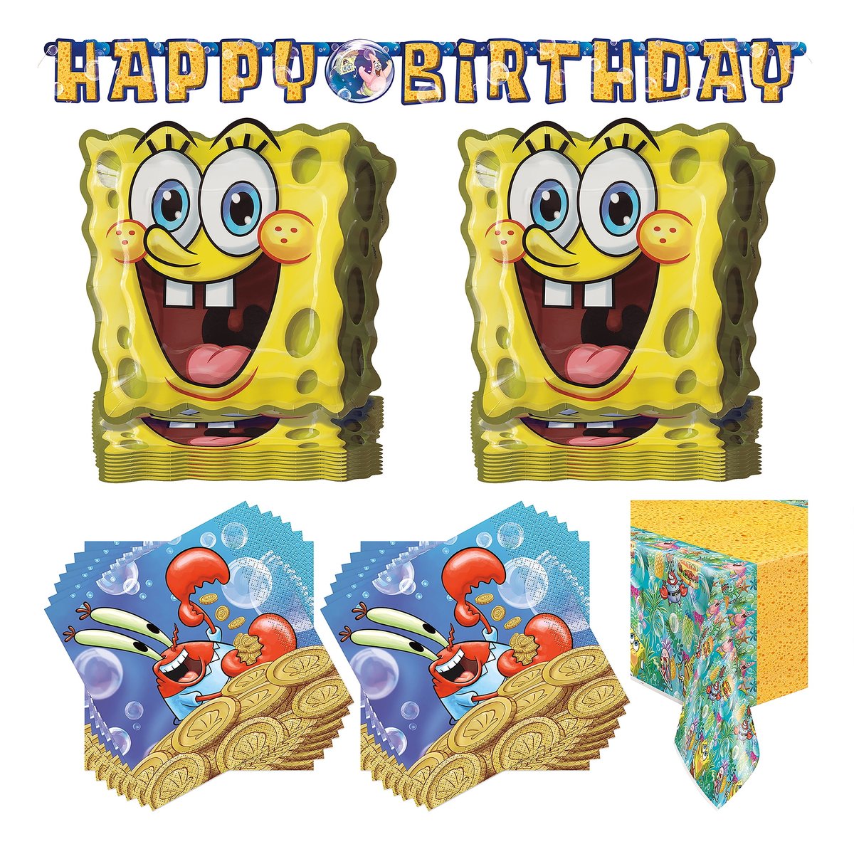 Multicolor Spongebob Squarepants Birthday Party Tableware and Banner ~ $12.98

GET IT NOW--->tinyurl.com/mrtt3m4n

#couponcommunity #discounts #discountshopping #DiscountDeals #discountoffer #Deals #StealsAndDeals #AmazonDeals #Bargains #SaveMoney #ClearanceSale