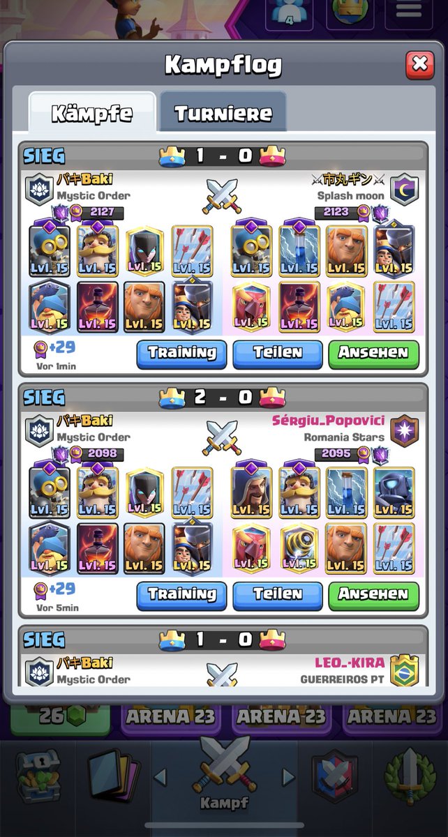 Who wants to see the Match how i come top 1k?🤪 #clashroyale #ladder #top1