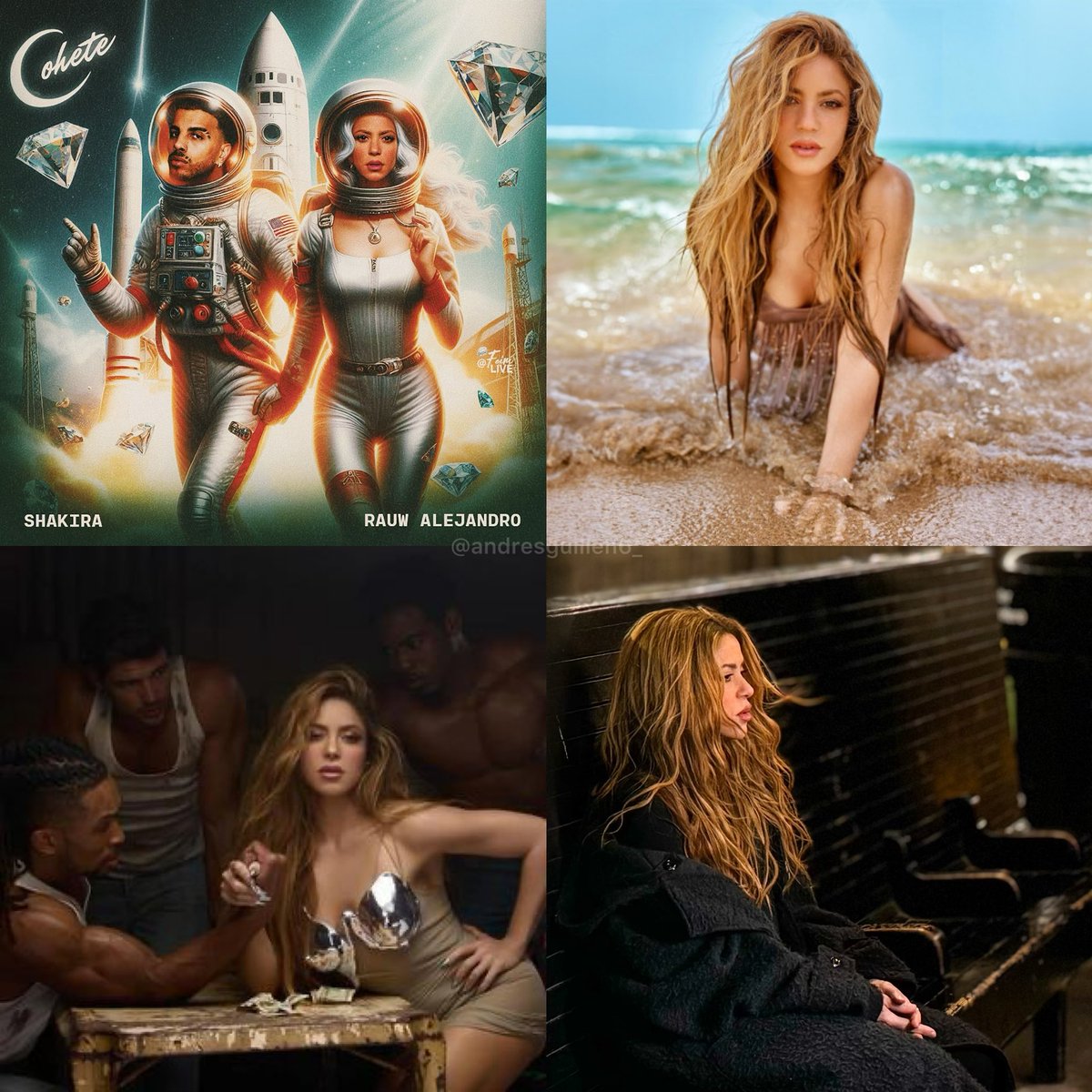 Si @Shakira contra con un equipo eficiente, sabrían que tienen muy buenos hits, Cohete con las fans de Rauw Alejandro son impresionantes, Nassau la quisiera en solitario primero luego con un artista afro, La Fuerte necesita pegar en redes y Última para despedir el álbum. #LMYNL💎