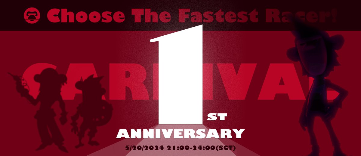 𝐇𝐚𝐩𝐩𝐲 𝟏𝐬𝐭 𝐀𝐧𝐧𝐢𝐯𝐞𝐫𝐬𝐚𝐫𝐲

Today marks one year on the blockchain racetrack! 
From exciting races to a growing community, we’ve achieved so much together. Thank you to all our racers and supporters! 🎉✨

To celebrate, we're hosting a 𝐂𝐚𝐫𝐧𝐢𝐯𝐚𝐥 𝐄𝐯𝐞𝐧𝐭 on