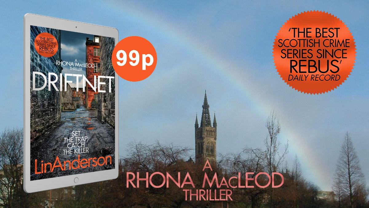 🤩 99p Promo Price !!! 🤩 Scottish Crime Best Selling Forensic Scientist Dr Rhona MacLeod series Book 1 - DRIFTNET viewBook.at/Driftnet #Kindle #CSI #Thriller #Mystery #LinAnderson #BloodyScotland