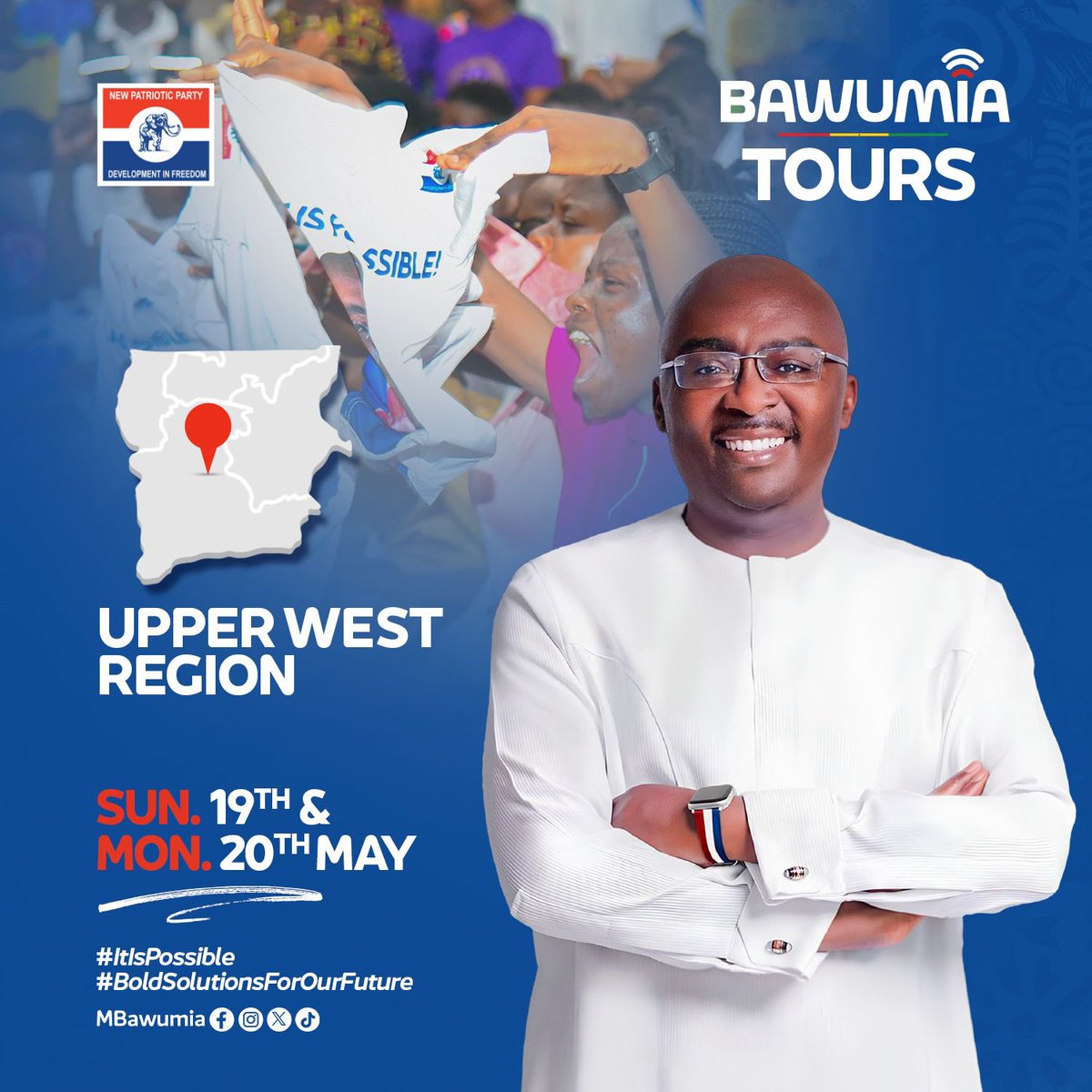 #Bawumia2024 
#ItIsPossible 
#BoldSolutionsForOurFuture
#GhanasNextChapter 
#BawumiaTours