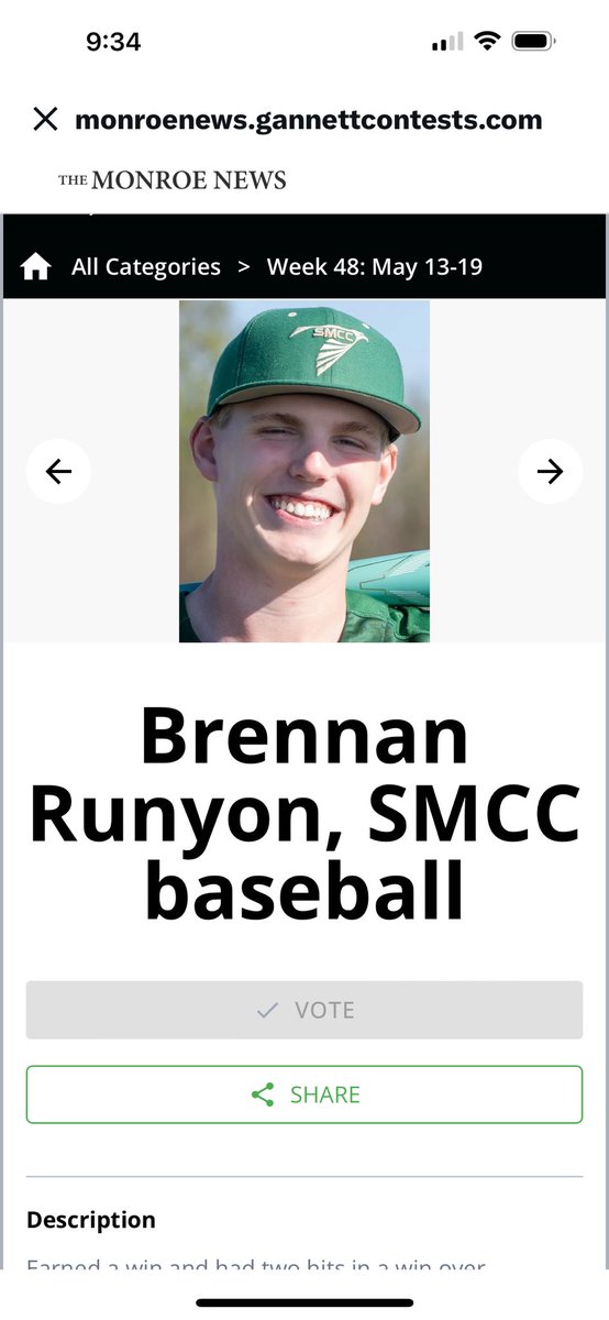 RunyonBrennan's tweet image. The link to vote

monroenews.gannettcontests.com/Durochers-Athl…

@AthleticsSMCC 
@BaseballSMCC
