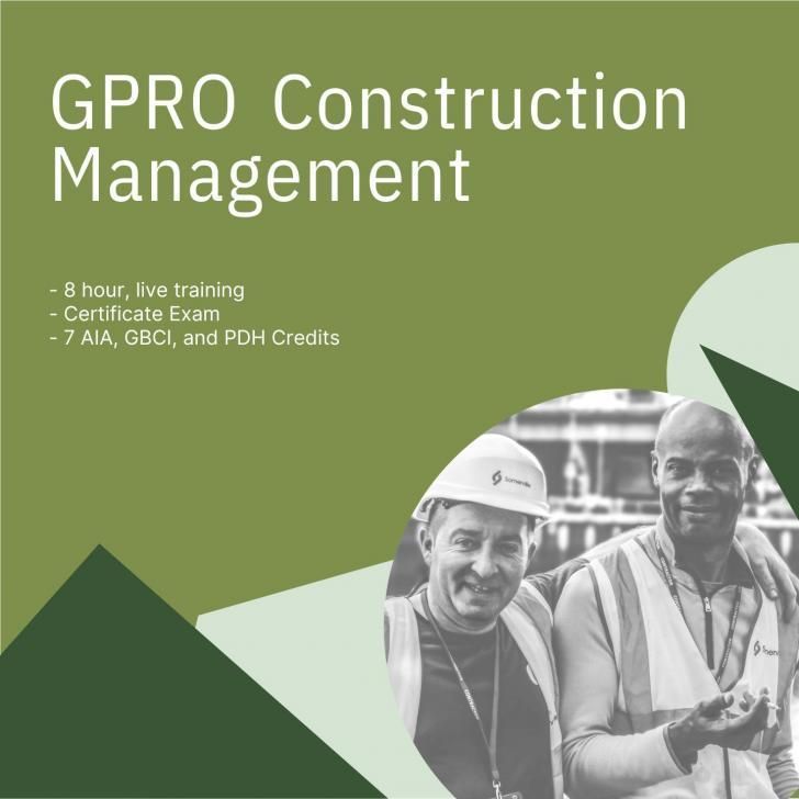GPRO Construction Management, Live and Online with Urban Green Council, May 21-22: buff.ly/4d2fugI @UrbanGreen @GPRO_UGC #building #greenbuilding #buildings #construction #electrification #architecture #design #engineering #energyefficiency #energy #decarbonization