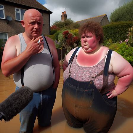 'We always vote Tory, but now are garden is flooded with raw sewage. We'll still vote Tory, it would be worse under Labour'