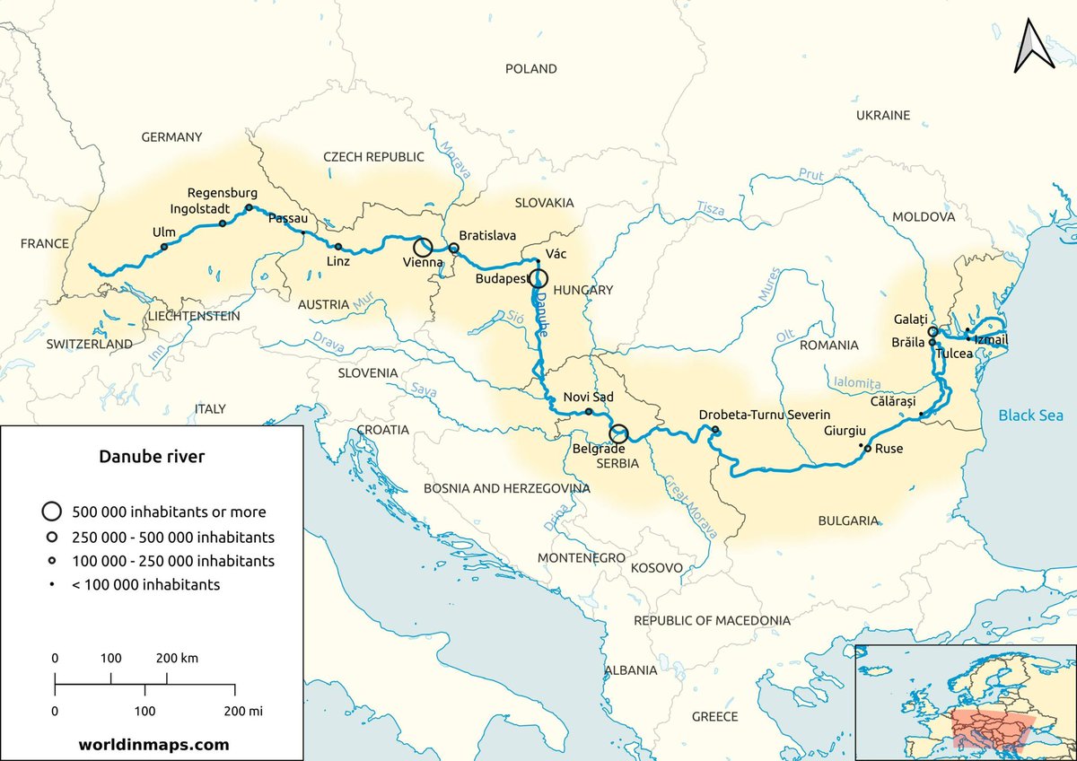 Woke up thinking about the lengthy and girthy Danube river