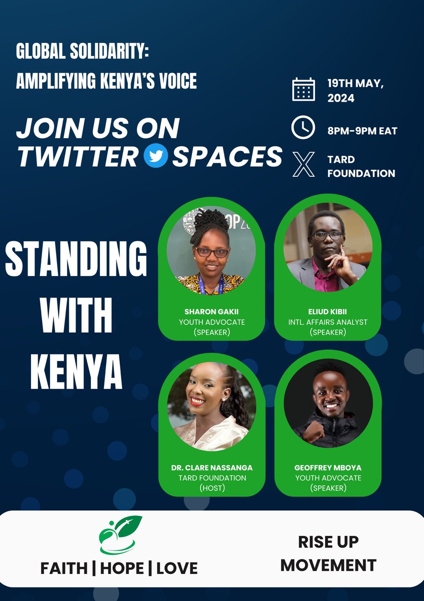 TardFoundation's tweet photo. Standing with Kenya in the midst of devastating floods. Tonight at 8pm EAT. Join us in Global Solidarity.

https://t.co/UJB3hBN1s7 https://t.co/8cc93x632x