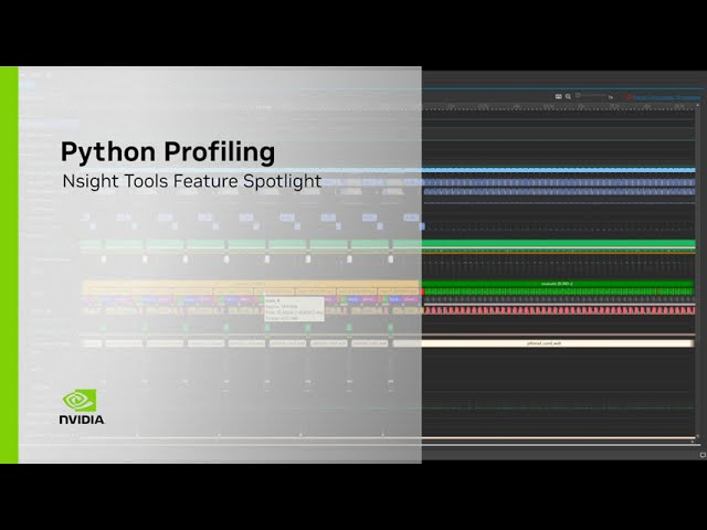 sagar_desai_x's tweet image. #Nsight Tools 💚 Python

Watch the feature spotlight on Python profiling, Including the all-new Nsight Tools #JupyterLab Extension! bit.ly/3V6ulQe
