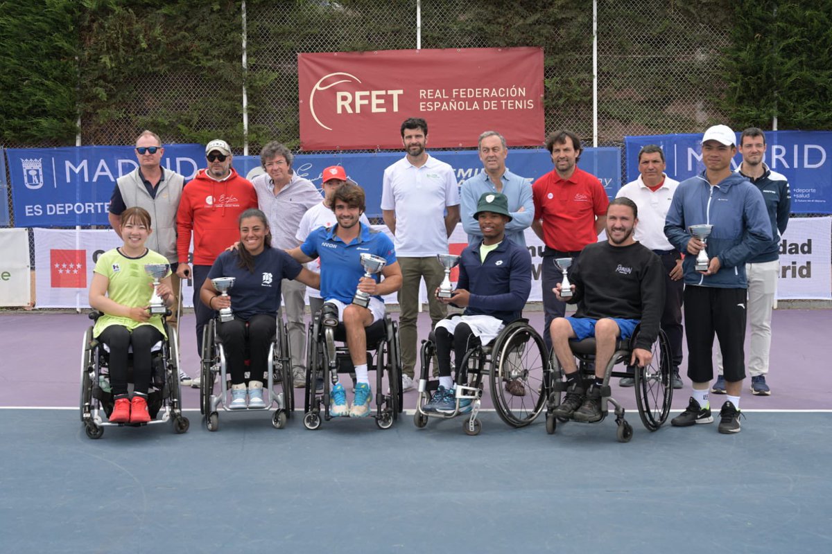 FundacionESV's tweet image. Ya tenemos campeones de la XII Edición Wheelchair Madrid Fundacion Emilio Sánchez Vicario 👏👏👏👏 ENHORABUENA !!!! Daniel Caverzaschi y Manama Tanaka campeones en categoría absoluta, y Jinhui Ding campeón de consolación.