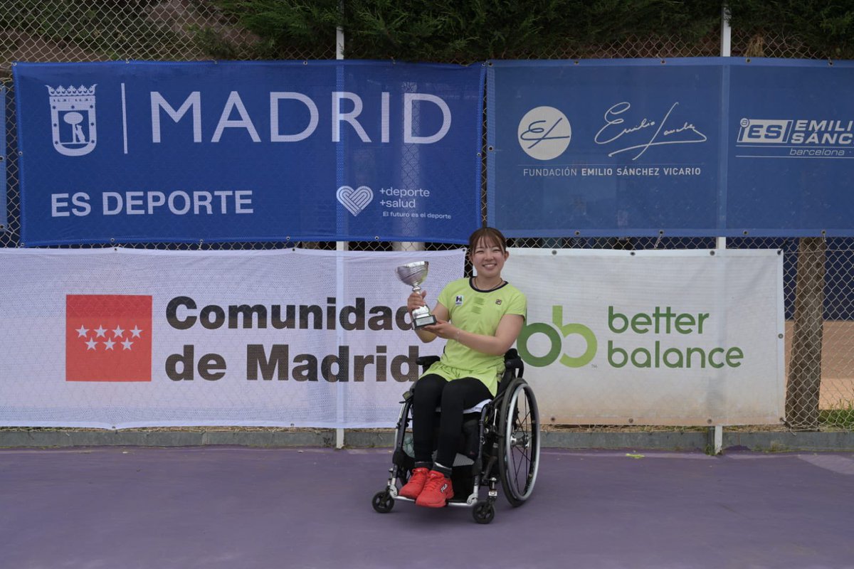 FundacionESV's tweet image. Ya tenemos campeones de la XII Edición Wheelchair Madrid Fundacion Emilio Sánchez Vicario 👏👏👏👏 ENHORABUENA !!!! Daniel Caverzaschi y Manama Tanaka campeones en categoría absoluta, y Jinhui Ding campeón de consolación.