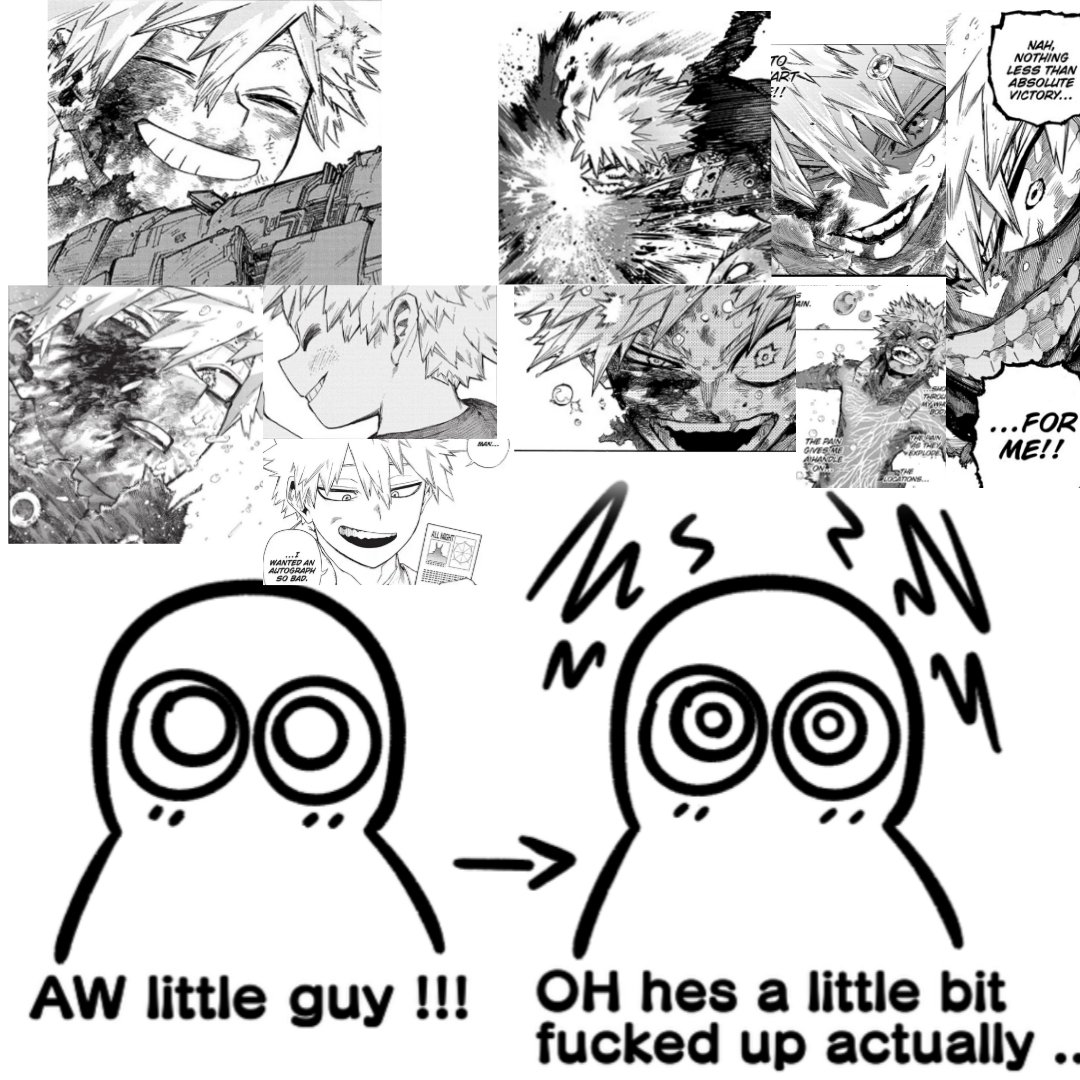 Bakugou in this arc in a nutshell 
#MHA423