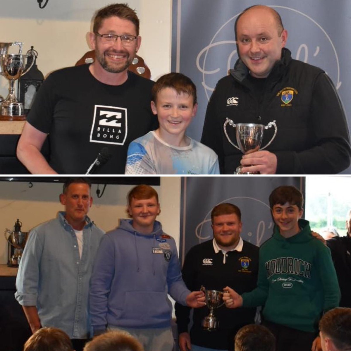 The Youth boys awards took place on Friday. The players of the year were: U13: Will Phelan U14: Luke Connolly and Ollie Quinn. U15: Eoin Barnaville Killick. U16: Ewan Meyer. U17: Jordan Giannikis Cup: Kieran Armstrong U18; Graham Donohoe Memorial Plaque: Brian Johnston. 🔴⚪️⚫️