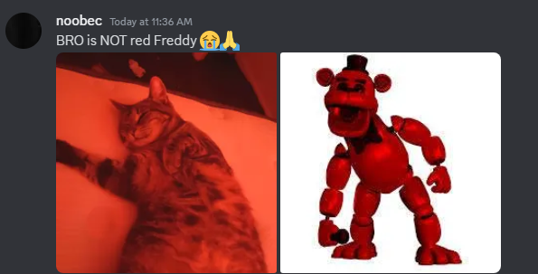 DaJoeWhoJoeMama's tweet photo. BRO is NOT red Freddy 😭🙏 https://t.co/qHhRnFfoBe
