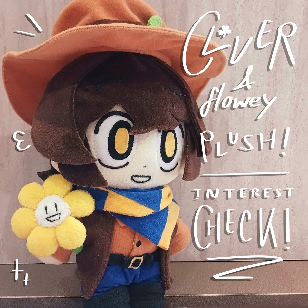 [ UTY PLUSH INTEREST CHECK ‼️ ] OUAH after a bunch of back & forth-ing its finally here!! Link is in the replies below ⤵️ >:DD👌👌 the goal is to have at least 50 purchase-interested-responses but any response is gladly appreciated >:)) #UndertaleYellow #undertaleyellowclover