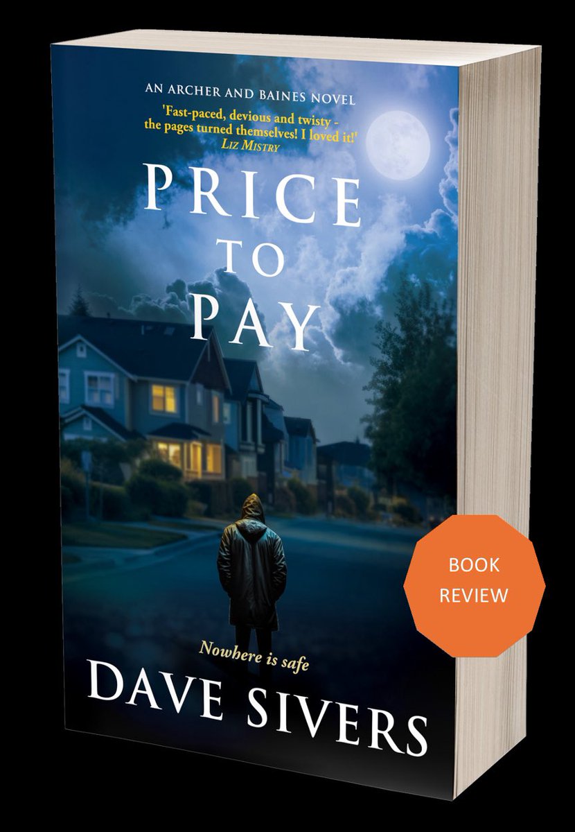 DebsBookReviews's tweet photo. 📕Price To Pay by Dave Sivers 📕

The opening sucked me in &amp; didn’t let me go until I’d reached the end. The team’s loyalty is palpable &amp; the various twists gave me neck ache! An outstanding police procedural which you must read.

#BookTwitter #PriceToPay #BookReview https://t.co/LnpGKvKH0Z