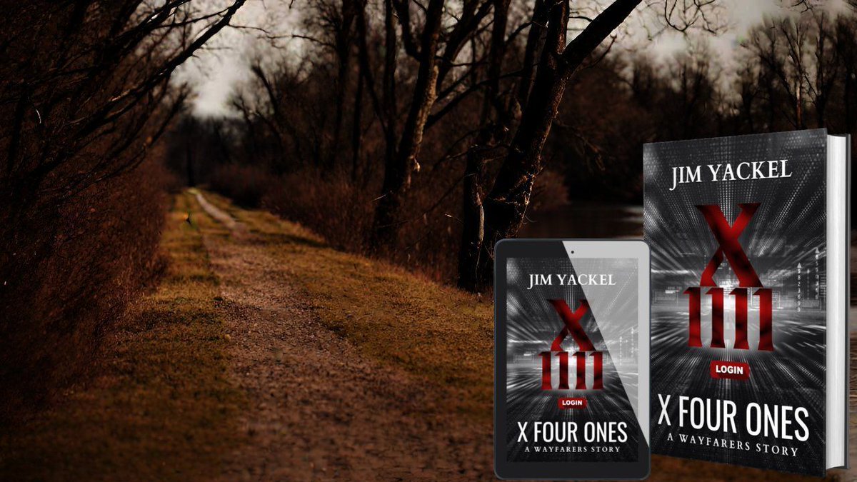 The old Erie Canal towpath is not as safe as it once was... #MustRead 'X Four Ones: A Wayfarers Story' in #Kindle and print: amzn.to/3wwS42J #Suspense #Fiction #Romance #EndTimes #Paranormal #Tech #promo #BookBoost #IARTG