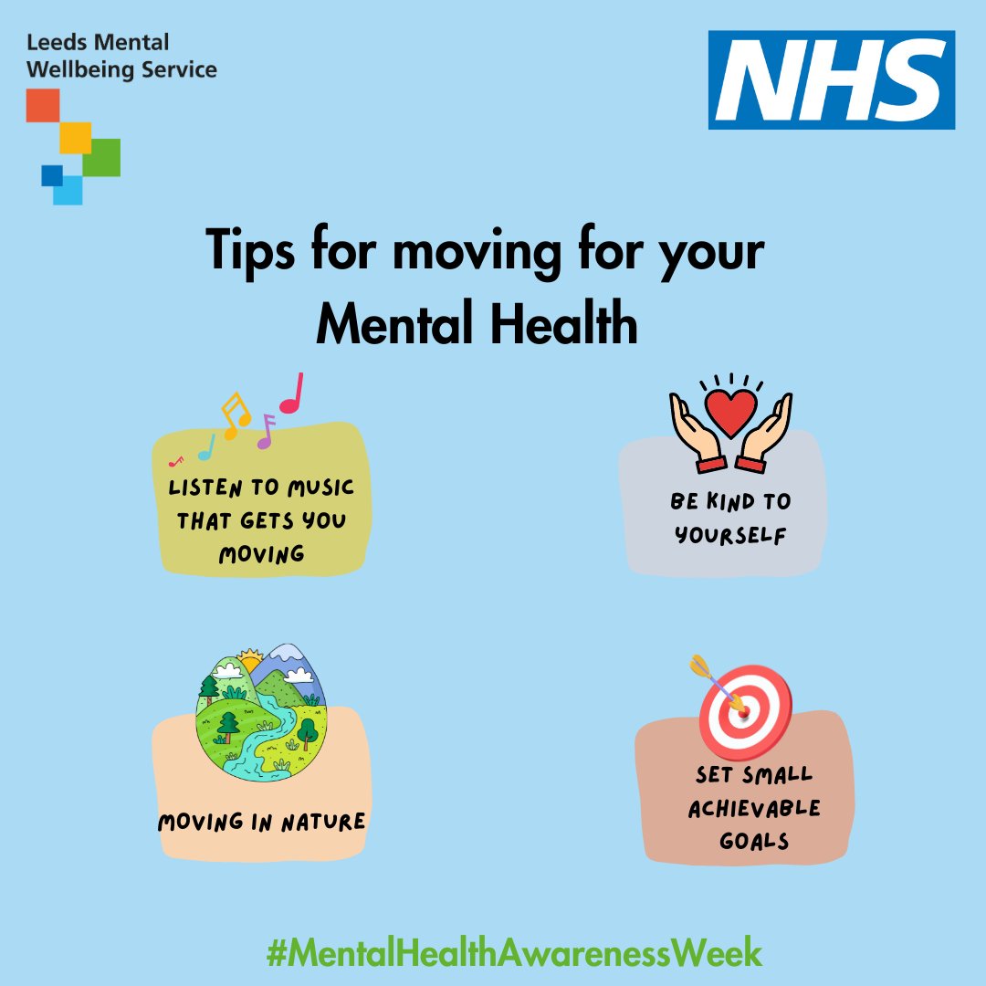 As we wrap up #MentalHealthAwarenessWeek 💚It is important to remember, it's never too late to start moving for your mental wellbeing. Try and find an activity you enjoy, set realistic goals and be kind to yourself throughout the process. Consistent is key 💫 #MomentsForMovement