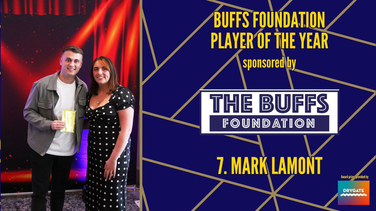 POTY The Buffs Foundation Player of The Year Award was presented by Buffs Foundation member Danielle Hannah 

The Winner was midfielder Mark Lamont