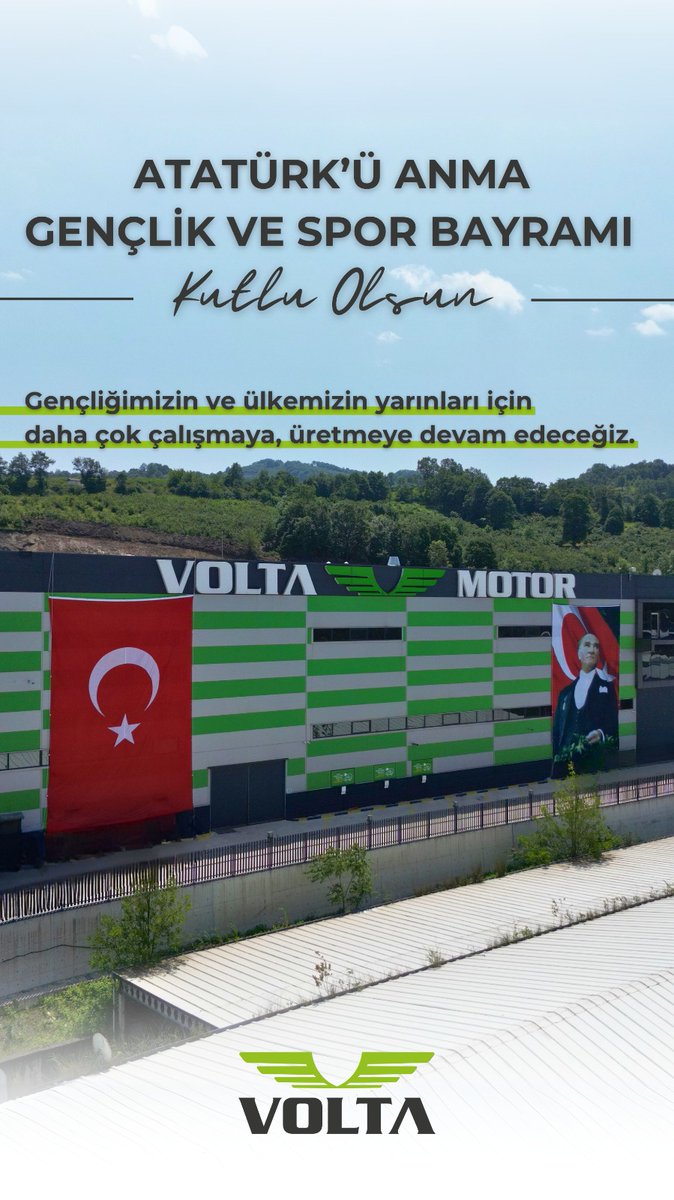 Volta Motor olarak, sürdürülebilir bir dünya için çevreci elektrikli araçlarımızla gençlerimize daha yeşil bir gelecek bırakma sözümüzü yineliyoruz. Gençlerimizin enerjisi, inovasyona olan tutkumuzla buluştuğunda, limitlerin ötesine geçebileceğimize inanıyoruz.  #VoltaMotor